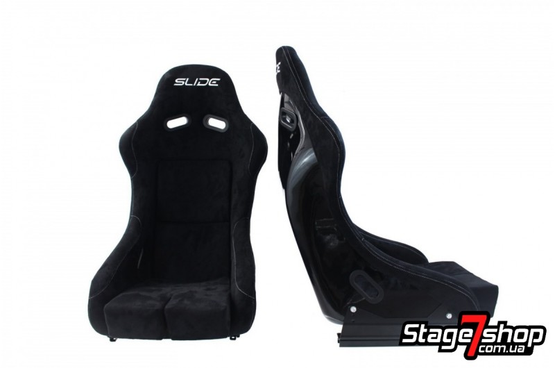 Спортивное сиденье ковш SLIDE RS suede Black S